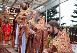 Божественная литургия в Вавиловом Доле