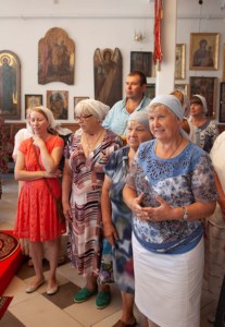Божественная литургия на Подворье Свято-Никольского мужского монастыря г.Саратова с.Елшанка Воскресенского района