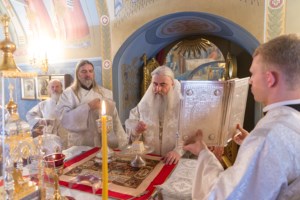Митрополит Лонгин совершил чин Великого освящения воды