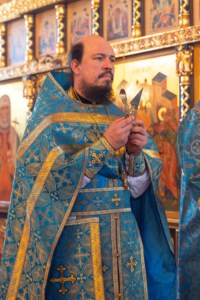 Божественная литургия в храме в честь Сретения Господня г.Саратова