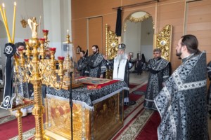 Литургия Преждеосвященных Даров в Свято-Троицком кафедральном соборе г. Вольска