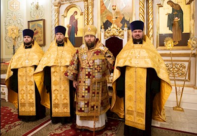 Митрополит Игнатий совершил всенощное бдение в храме Покрова Пресвятой Богородицы г. Саратова