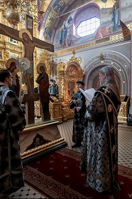 Пассия в Свято-Троицком кафедральном соборе г. Саратова
