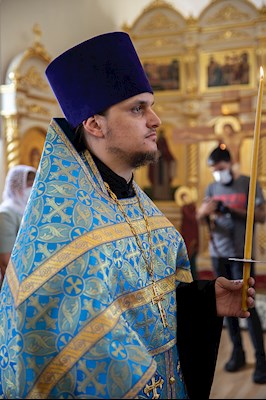 Всенощное бдение в храме в честь Казанской иконы Божией Матери р.п. Татищево