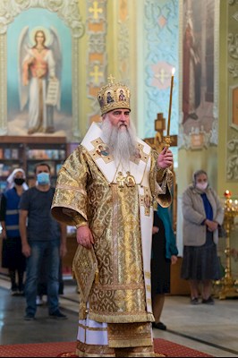 Всенощное бдение в храме Покрова Пресвятой Богородицы г. Саратова