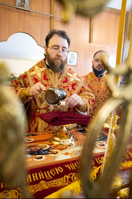 Митрополит Игнатий совершил Великое освящение храма Архангела Михаила с. Курдюм и первую Божественную литургию в новоосвященном храме