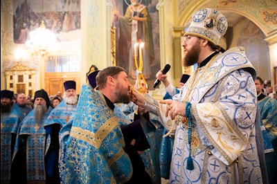 Митрополит Игнатий совершил всенощное бдение в Покровском соборе г. Саратова
