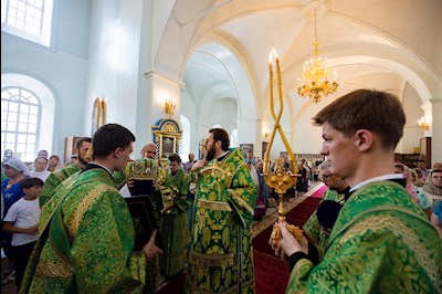Митрополит Игнатий совершил Божественную литургию в Свято-Сергиевском женском монастыре с. Алексеевка
