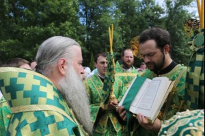 Божественная литургия в храме во имя святителя Луки (Войно-Ясенецкого) города Саратова