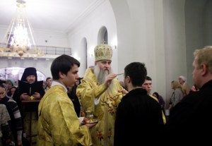 Всенощное бдение в Свято-Никольском мужском монастыре г. Саратова