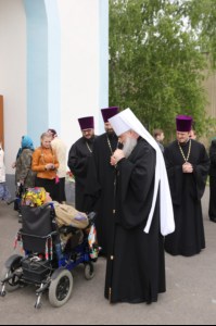 Божественная литургия в храме в честь Покрова Пресвятой Богородицы р.п. Новые Бурасы