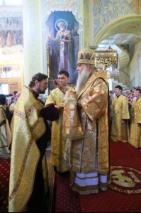 Встреча святых мощей святого равноапостольного князя Владимира и Всенощное бдение в храме в честь Покрова Пресвятой Богородицы г.Саратова