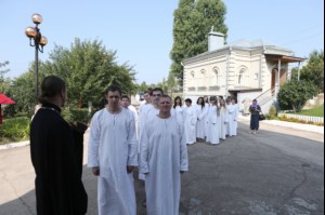 Состоялось массовое крещение оглашенных в Волге