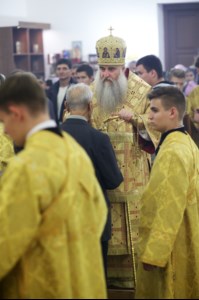 Всенощное бдение в храме во имя апостола и евангелиста Иоанна Богослова г.Саратова