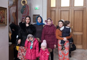 Божественная литургия в Свято-Алексиевском женском монастыре г. Саратова