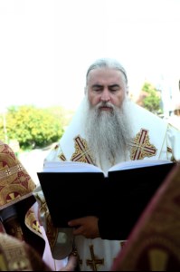 Митрополит Лонгин совершил Великое освящение Вознесенского храма Вознесенско-Пантелеимоновской церкви с. Усть-Курдюм