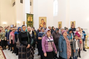 Божественная литургия в храме святителя Спиридона Тримифунтского г. Саратова