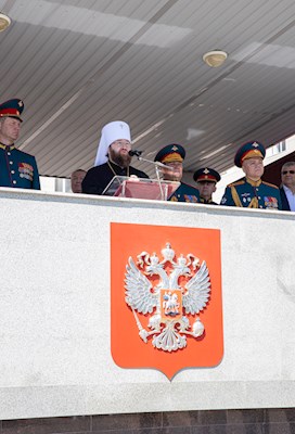 Митрополит Игнатий посетил церемонию выпуска офицеров ВВИМО