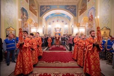 В Саратове встретили мощи святого великомученика Георгия Победоносца