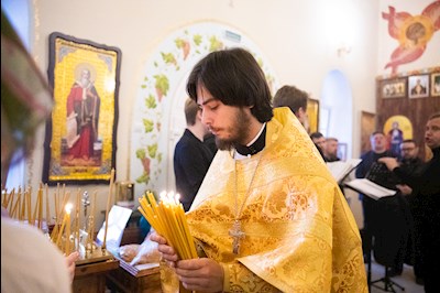 Митрополит Игнатий совершил Великое освящение храма святой блаженной Ксении Петербургской п. Красный Текстильщик и Божественную литургию в новоосвященном храме