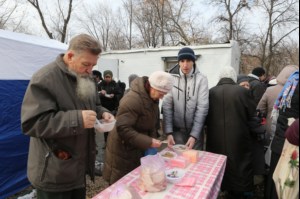 Божественная литургия в храме во имя священномученика Космы Саратовского