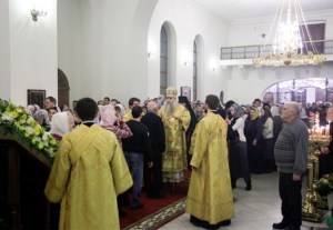 Всенощное бдение в Свято-Никольском мужском монастыре г. Саратова