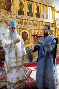 Божественная литургия в Свято-Алексиевском женском монастыре г. Саратова
