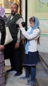 Вечерня в соединении с Литургией Василия Великого и Чин умовения ног в храме в честь Покрова Пресвятой Богородицы г.Саратова