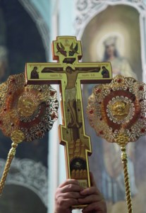 Всенощное бдение c Чином Воздвижения Креста в храме в честь Сошествия Святого Духа города Саратова