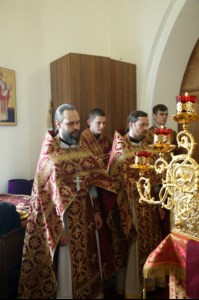 Великое освящение храма святых мучеников Адриана и Наталии г. Саратова и Божественная литургия в новоосвященном храме