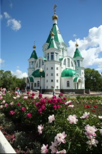 Божественная литургия в храме во имя Всех Святых, в земле Российской просиявших, г. Саратова