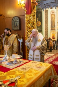 Божественная литургия в храме Сошествия Святого Духа г. Саратова