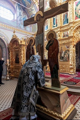 Пассия в Свято-Троицком кафедральном соборе г. Саратова
