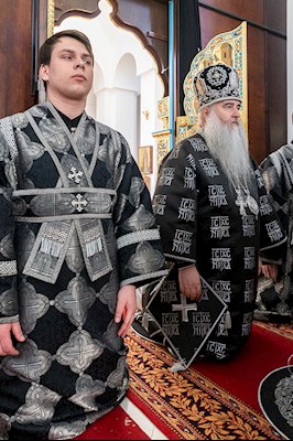 Литургия Преждеосвященных Даров и монашеский постриг в Свято-Алексиевском женском монастыре г. Саратова