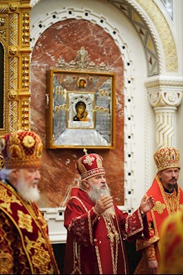 Митрополит Игнатий принял участие в Божественной литургии и торжествах в день тезоименитства Святейшего Патриарха Кирилла