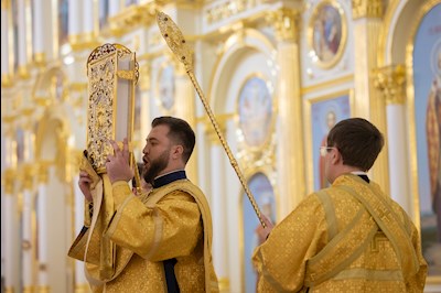 Всенощное бдение в Спасском кафедральном соборе г. Пензы