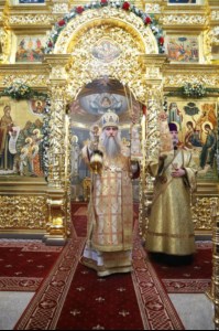 Великое освящение верхнего храма во имя Святой Живоначальной Троицы Свято-Троицкого кафедрального собора города Саратова