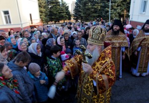 Божественная литургия в Спасо-Преображенском мужском монастыре г. Саратова