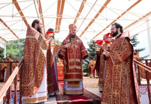Божественная литургия в Вавиловом Доле