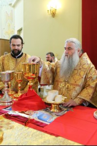 Божественная литургия и молебен у мощей святого равноапостольного князя Владимира в Покровском храме г.Саратова