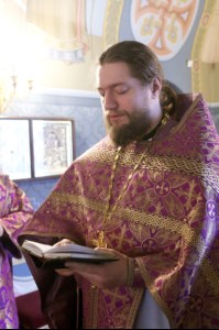 Крещальная литургия в Свято-Троицком кафедральном соборе г. Саратова