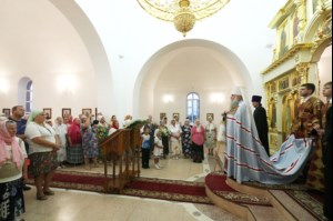Всенощное бдение в храме во имя святых царственных страстотерпцев п. Дубки