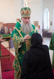 Всенощное бдение в Свято-Сергиевском женском монастыре с. Алексеевка Базарно-Карабулакского района