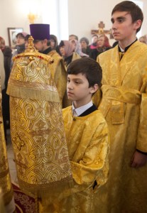 Божественная литургия в храме во имя святителя Николая Японского г. Саратова