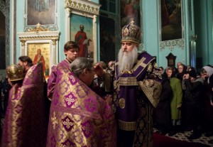 Утреня Великой Субботы с Чином погребения в храме в честь Сошествия Святого Духа г. Саратова