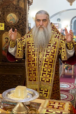 Божественная литургия в храме во имя святых бессребреников и чудотворцев Космы и Дамиана г. Саратова