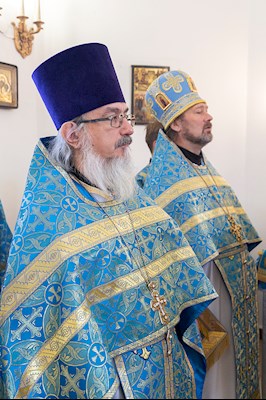 Божественная литургия в храме в честь Казанской иконы Божией Матери г. Саратова