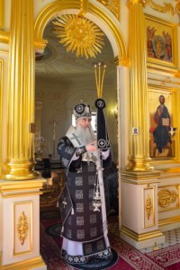 Литургия Преждеосвященных Даров на Архиерейском подворье — в храме святого апостола и евангелиста Иоанна Богослова