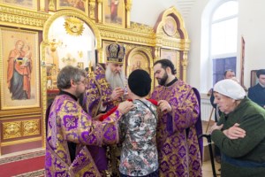 Божественная литургия в храме во имя святой великомученицы Екатерины г. Саратова