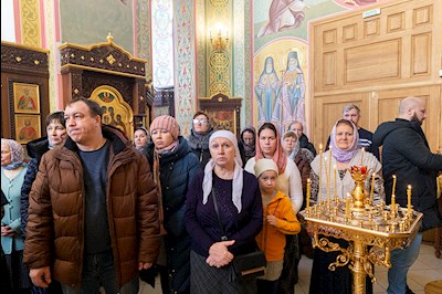 Божественная литургия в Свято-Иоанновском женском монастыре с. Алексеевка Хвалынского района
